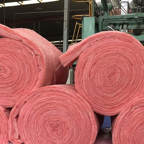 高品质红色玻璃棉毡